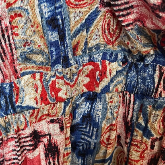 Willy Jays Women's V-neck Multiprint Romper Size Small - Picture 6 of 11